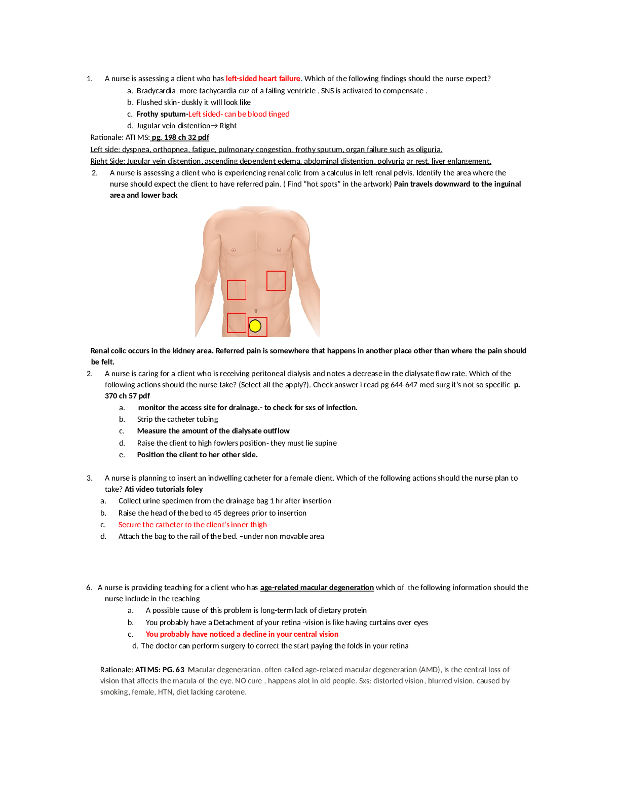 Preview of NURSING 250 PROCTORED 1 MEDSURG 1